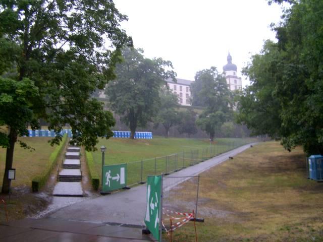 Regnvejr i Würzburg